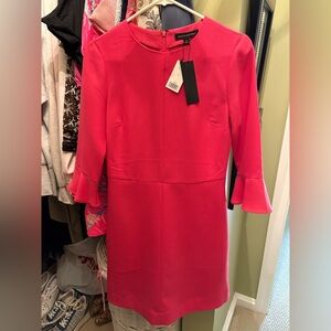 Banana Republic Pink Bell Sleeve Dress